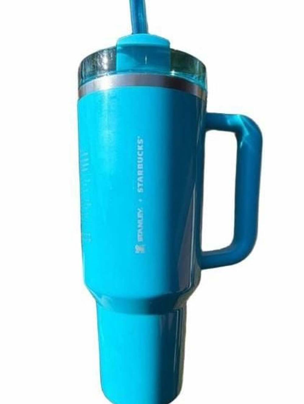 Stanley x Starbucks 40 oz Quencher H2.0 FlowState Tumbler Winter Blue